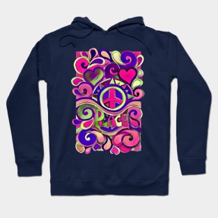 Hippie Peace Art Hoodie